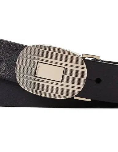 Ralph Lauren Purple Label Men's Engraved Buckle Belt - Chairman Navy - Size 40 | Thumbnail 3
