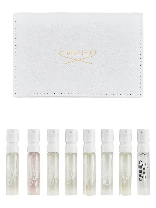 Creed Women's Leather Wallet 8-Piece Fragrance Discovery Set