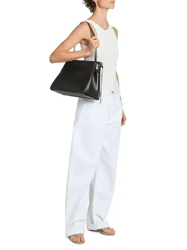 Alaïa Women's Square Leather Shoulder Bag - Noir | Thumbnail 2