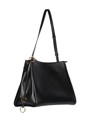 Alaïa Women's Square Leather Shoulder Bag - Noir | Thumbnail 4