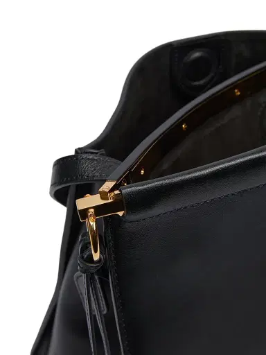 Alaïa Women's Square Leather Shoulder Bag - Noir | Thumbnail 5