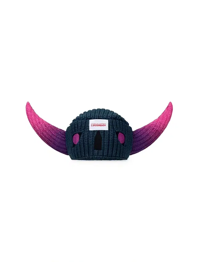 Men's Clash Of Clans x  P. E.K. K.A. Beanie - Black Purple Pink