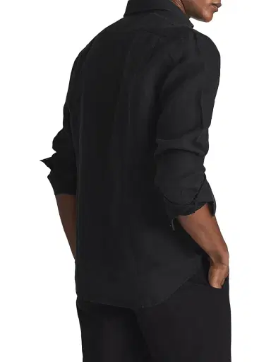 Reiss Men's Ruban Linen Shirt | Thumbnail 2