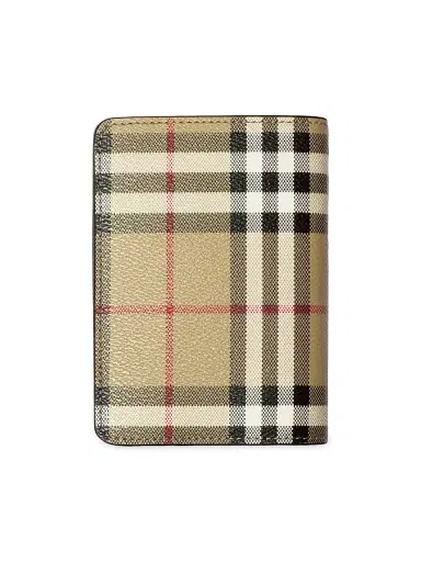 Burberry Women's Check Passport Case - Vintage Check Brown | Thumbnail 3