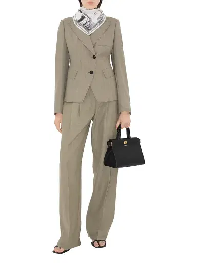 Burberry Women's Cotswolds Leather Top Handle Bag | Thumbnail 2