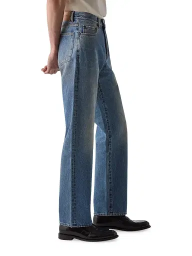 BLK DNM Men's Washed-Denim Mid-Rise Straight-Leg Jeans - Vintage Blue - Size 36 | Thumbnail 2 BLK DNM Men's Washed-Denim Mid-Rise Straight-Leg Jeans - Vintage Blue - Size 36 | Thumbnail 2