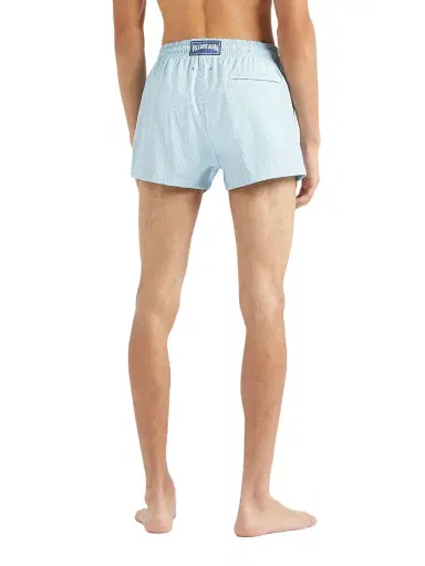 Vilebrequin Men's Micro-Striped Swim Shorts - Topaze Bleue - Size XXL | Thumbnail 4