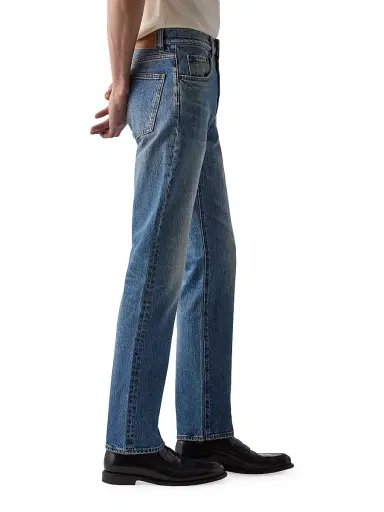 BLK DNM Men's Washed Denim Mid-Rise Straight-Leg Jeans - Vintage Blue - Size 38 | Thumbnail 2 BLK DNM Men's Washed Denim Mid-Rise Straight-Leg Jeans - Vintage Blue - Size 38 | Thumbnail 2