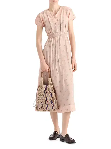 Prada Women's Noué Medium Cotton Macramé Shoulder Bag | Thumbnail 2 Prada Women's Noué Medium Cotton Macramé Shoulder Bag | Thumbnail 2