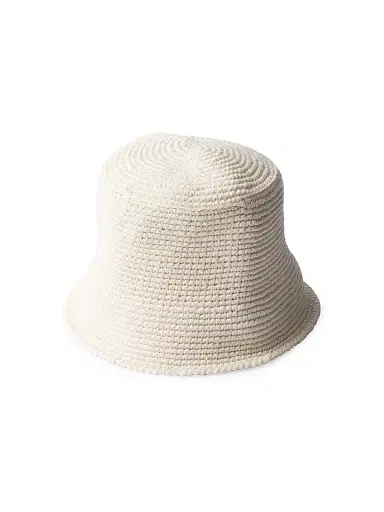 Prada Women's Crochet Bucket Hat - Blue | Thumbnail 12