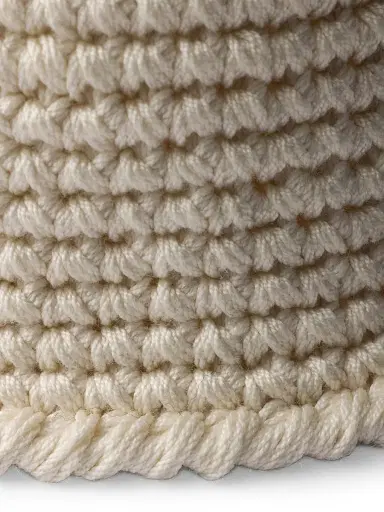 Prada Women's Crochet Bucket Hat - Blue | Thumbnail 13