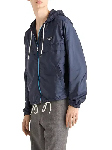 Prada Men's Re-Nylon Blouson Jacket - Blue - Size 46 | Thumbnail 2