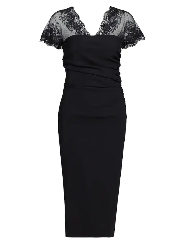 Chiara Boni La Petite Robe Women's Genic Lace Midi-Dress