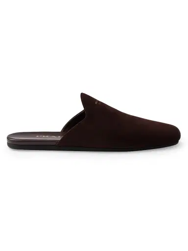 Prada Women's Suede Mules | Thumbnail 1
