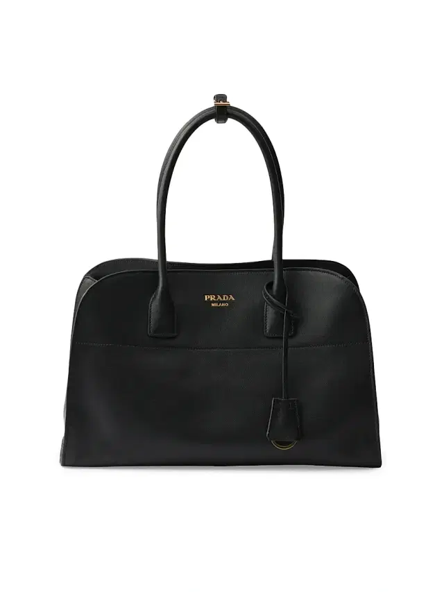 Prada Women's  Leather Tote Bag - Black