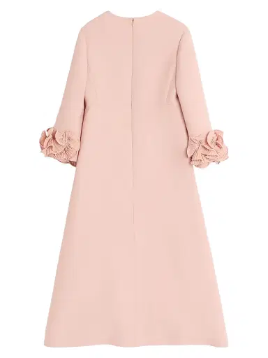 Valentino Garavani Women's Crepe Couture Midi Dress - Vintage Rose - Size 2 | Thumbnail 2