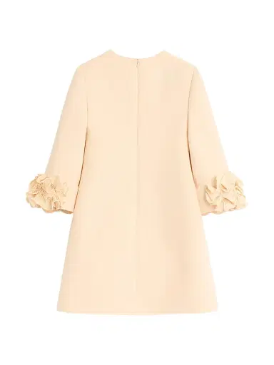 Valentino Garavani Women's Crepe Couture Short Dress - Birch - Size 14 | Thumbnail 2 Valentino Garavani Women's Crepe Couture Short Dress - Birch - Size 14 | Thumbnail 2