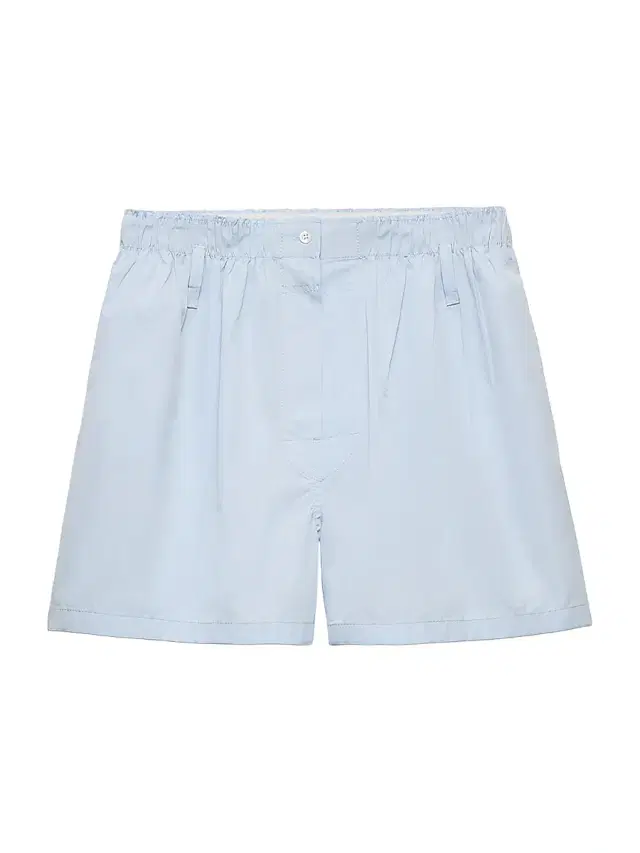 Women's Cotton Poplin Shorts - Blue