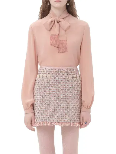 Valentino Garavani Women's Crepe De Chine Blouse | Thumbnail 2 Valentino Garavani Women's Crepe De Chine Blouse | Thumbnail 2