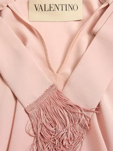 Valentino Garavani Women's Crepe De Chine Blouse | Thumbnail 6 Valentino Garavani Women's Crepe De Chine Blouse | Thumbnail 6