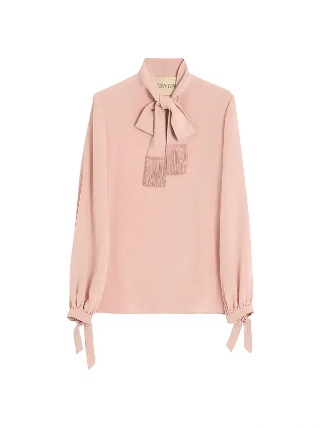 Women's Crepe De Chine Blouse - Vintage Rose