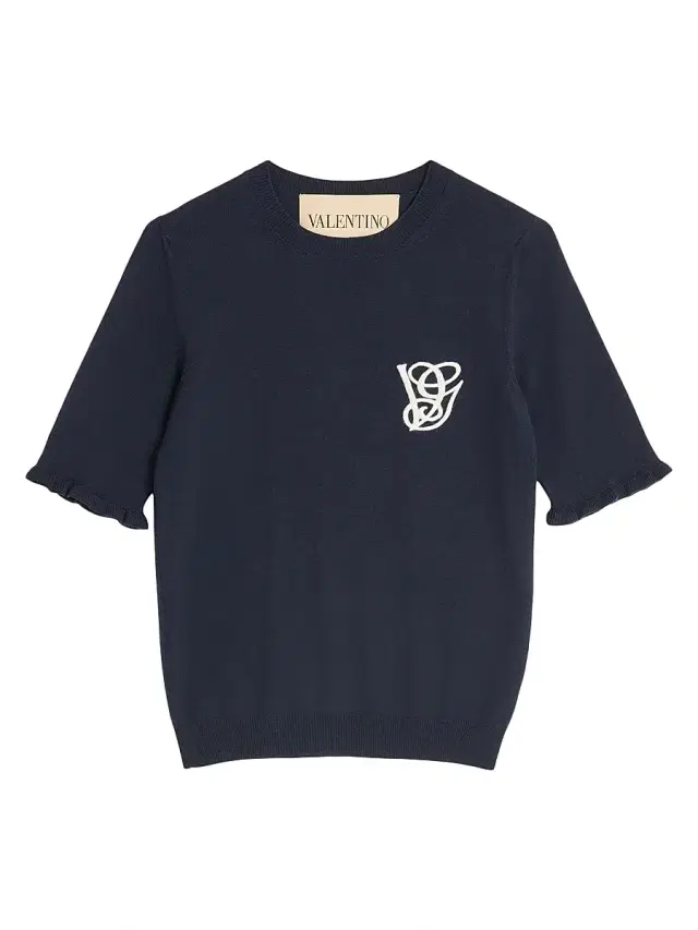 Valentino Garavani Women's Embroidered Wool Top - Night Cream