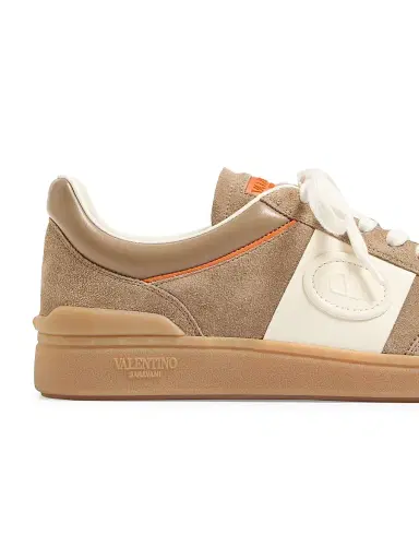 Valentino Garavani Men's Upvillage Low Top Sneakers - Khaki Ivory - Size 13 | Thumbnail 6 Valentino Garavani Men's Upvillage Low Top Sneakers - Khaki Ivory - Size 13 | Thumbnail 6