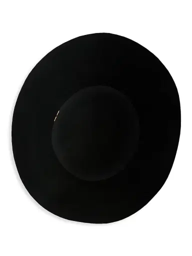 Valentino Women's Large Logo Brim Felted Hat | Thumbnail 2