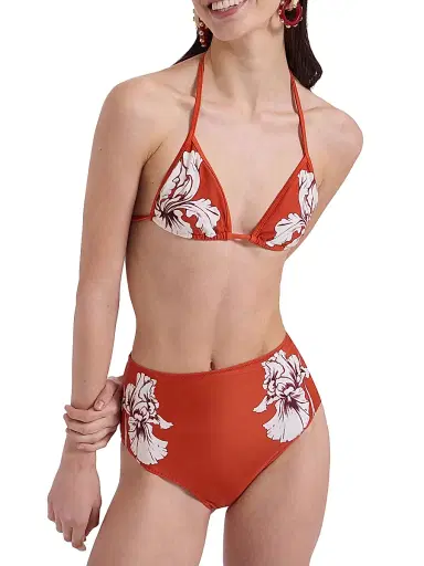 La DoubleJ Women's Bikini Top - Dark Orange - Size Small | Thumbnail 3 La DoubleJ Women's Bikini Top - Dark Orange - Size Small | Thumbnail 3