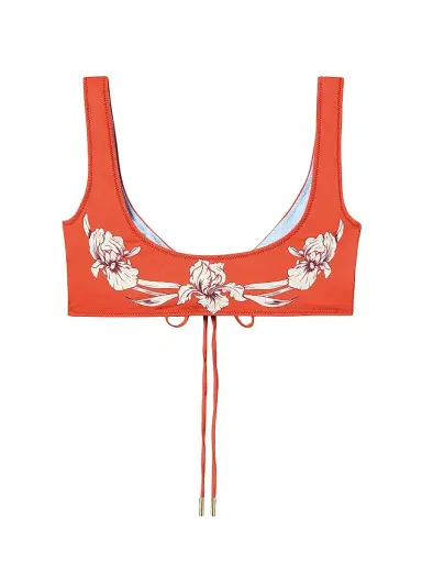 La DoubleJ Women's Sunset Bikini Top - Dark Orange - Size XS | Thumbnail 2 La DoubleJ Women's Sunset Bikini Top - Dark Orange - Size XS | Thumbnail 2