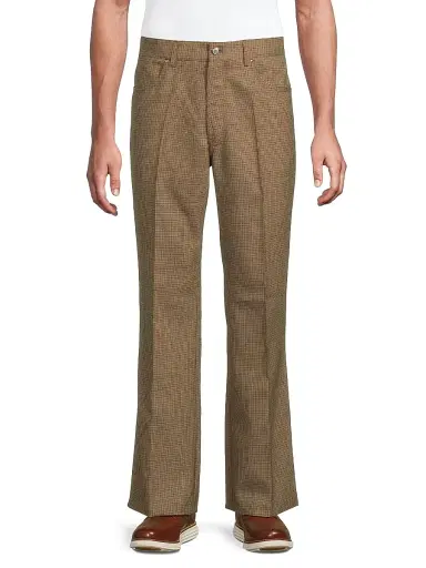 Second/Layer Men's Valluco Glen Plaid Wool Trousers | Thumbnail 3 Second/Layer Men's Valluco Glen Plaid Wool Trousers | Thumbnail 3