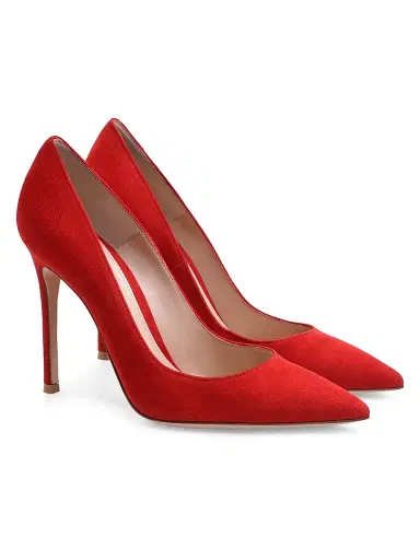 Gianvito Rossi Women's 105MM Suede Pumps | Thumbnail 2 Gianvito Rossi Women's 105MM Suede Pumps | Thumbnail 2