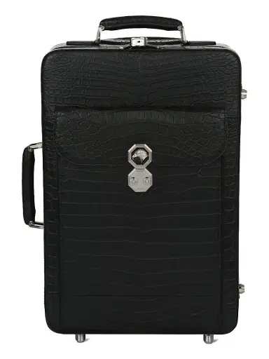 Stefano Ricci Rare Matted Crocodile Trolley Bag | Thumbnail 1 Stefano Ricci Rare Matted Crocodile Trolley Bag | Thumbnail 1