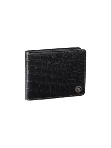 Stefano Ricci Men's Exclusive Croc Bifold Wallet - Black | Thumbnail 2