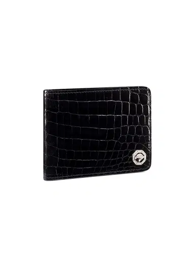 Stefano Ricci Men's Handmade Bifold Wallet - Black | Thumbnail 2 Stefano Ricci Men's Handmade Bifold Wallet - Black | Thumbnail 2