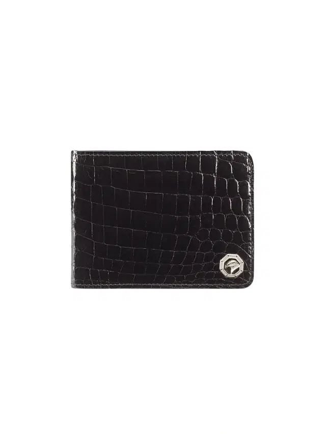 Men's Handmade Bifold Wallet - Black
