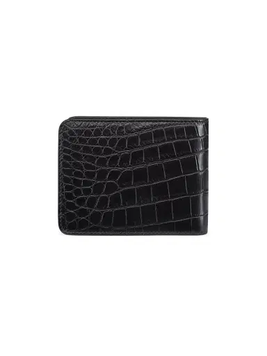Stefano Ricci Men's Bifold Leather Wallet - Black | Thumbnail 3