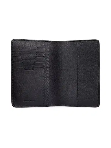Stefano Ricci Men's Leather Passport Holder - Black | Thumbnail 4