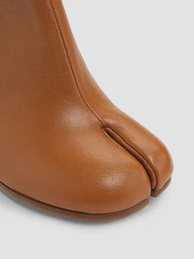 Maison Margiela Women's Tabi Leather Ankle Boots - Light Brown | Thumbnail 6