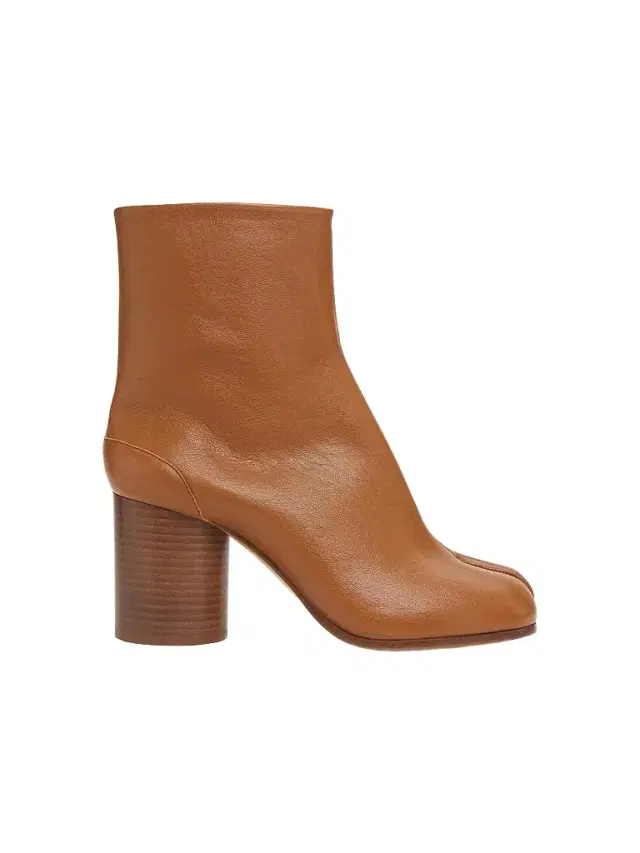 Maison Margiela Women's Tabi Leather Ankle Boots - Light Brown