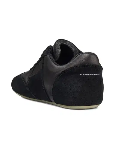 MM6 Maison Margiela Men's Leather & Suede Sneakers - Black | Thumbnail 3 MM6 Maison Margiela Men's Leather & Suede Sneakers - Black | Thumbnail 3