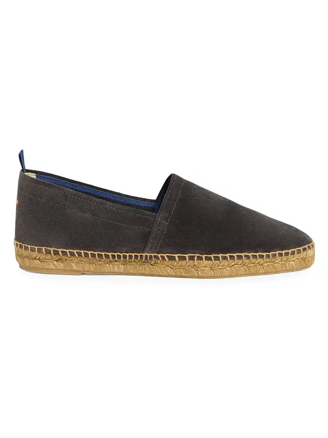 Men's Pablo Suede Espadrille Loafers - Camoscio Carbon