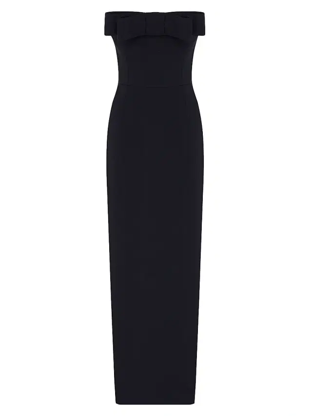 The New Arrivals Ilkyaz Ozel Women's Sisu Bow-Detailed Strapless Midi-Dress - Chez Castel