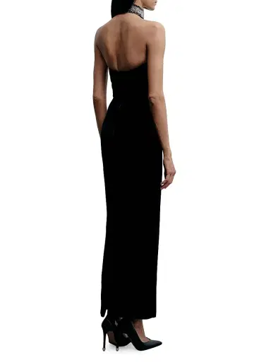 The New Arrivals Ilkyaz Ozel Women's Hemingway Crystal-Embellished Silk Maxi-Dress | Thumbnail 4 The New Arrivals Ilkyaz Ozel Women's Hemingway Crystal-Embellished Silk Maxi-Dress | Thumbnail 4