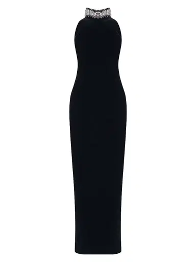 The New Arrivals Ilkyaz Ozel Women's Hemingway Crystal-Embellished Silk Maxi-Dress | Thumbnail 1 The New Arrivals Ilkyaz Ozel Women's Hemingway Crystal-Embellished Silk Maxi-Dress | Thumbnail 1