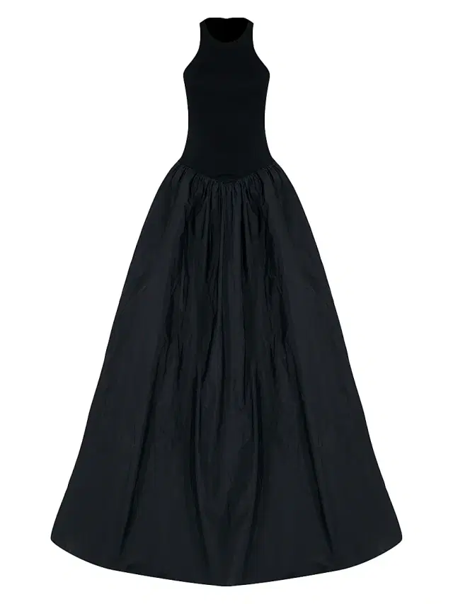 The New Arrivals Ilkyaz Ozel Women's Cate Silk Fit-And-Flare Sleeveless Gown - Black Oyster