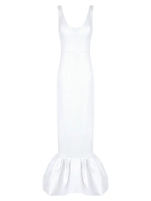 The New Arrivals Ilkyaz Ozel Women's Pualo Satin Mermaid Gown - Bianco Latte