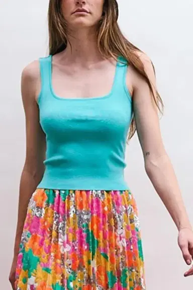 LE SUPERBE Snatched Square Neck Tank | Thumbnail 2