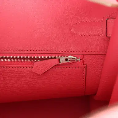 HERMÈS Pre-owned Hermes Birkin 35 Rose Azalee Togo Palladium Hardware | Thumbnail 9 HERMÈS Pre-owned Hermes Birkin 35 Rose Azalee Togo Palladium Hardware | Thumbnail 9
