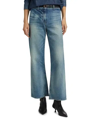 Nili Lotan Women's Megan High-Rise Wide-Leg Jeans - Summer Wash - Size 32 | Thumbnail 3 Nili Lotan Women's Megan High-Rise Wide-Leg Jeans - Summer Wash - Size 32 | Thumbnail 3
